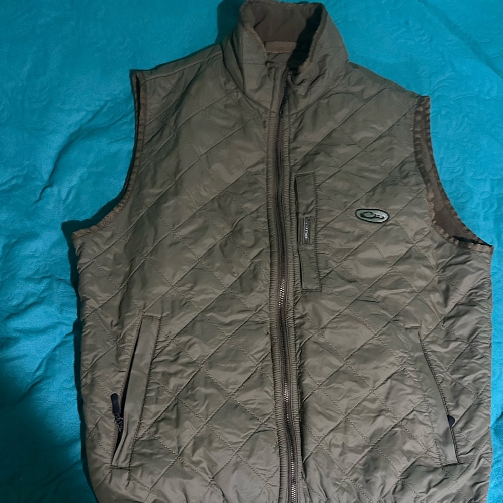 Drake Olive Quilted Vest